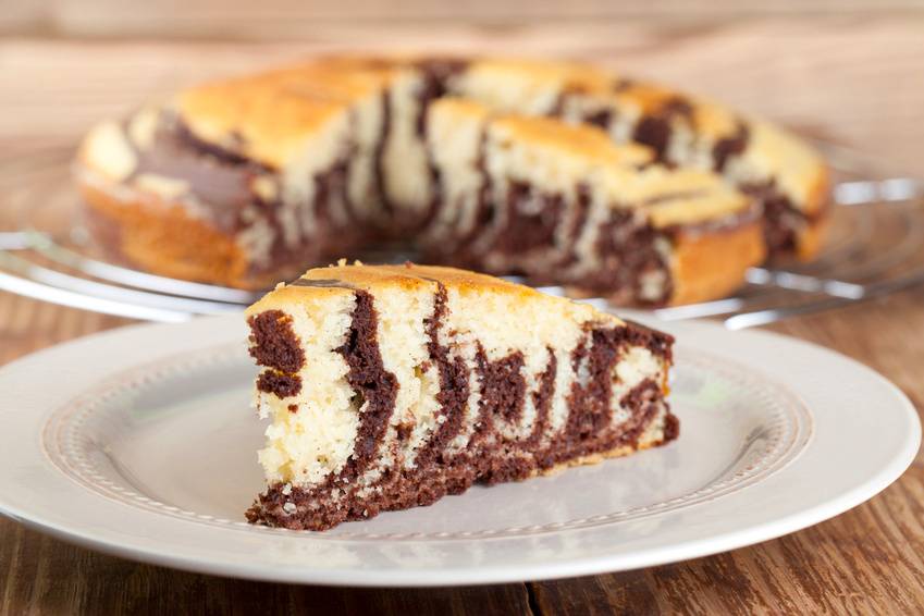 Gâteaux au chocolat et à la vanille