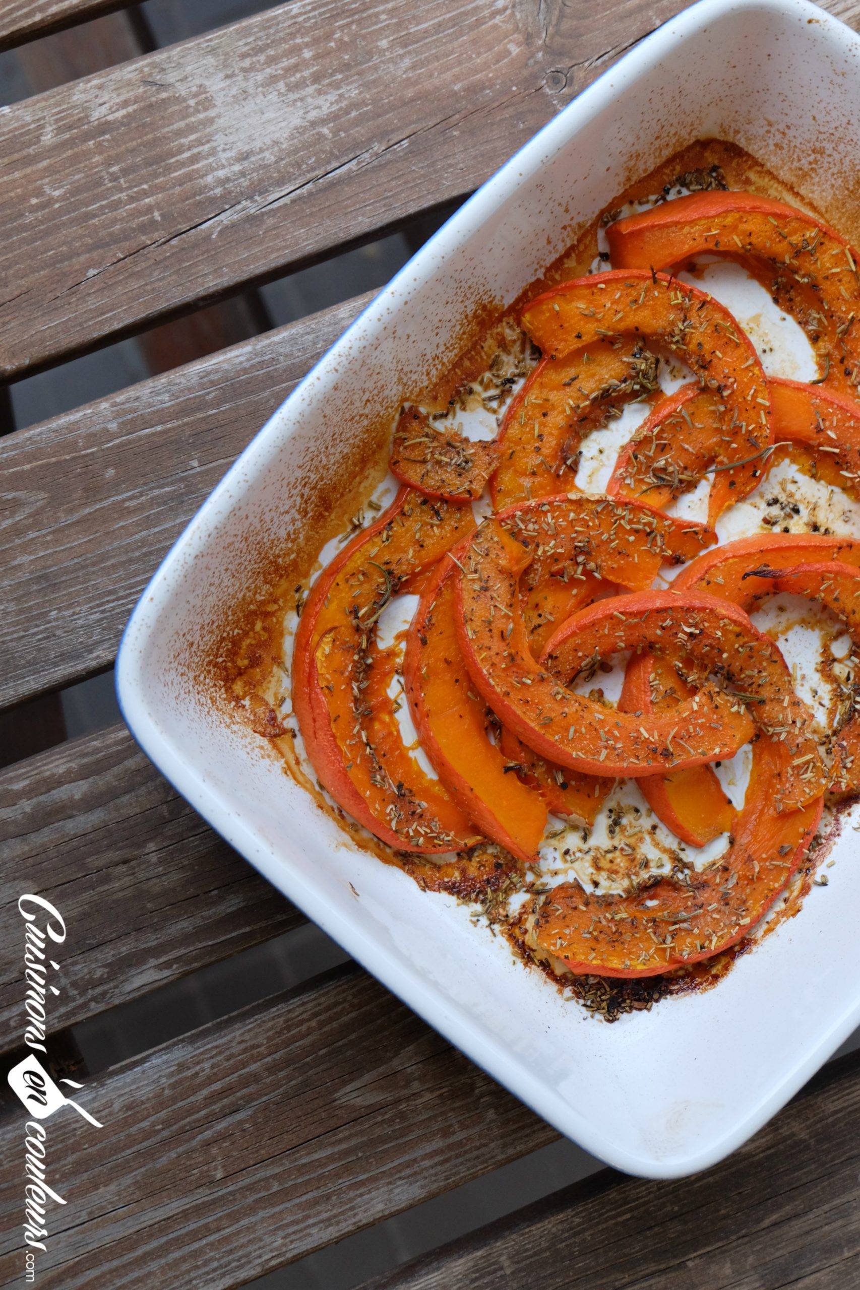 Recette de citrouille rôtie à l’ail au miel
